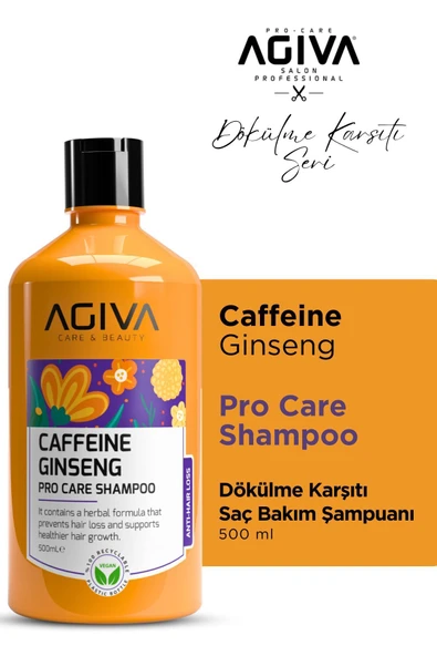 Agiva Care Caff-Ginseng 500 mL Şampuan