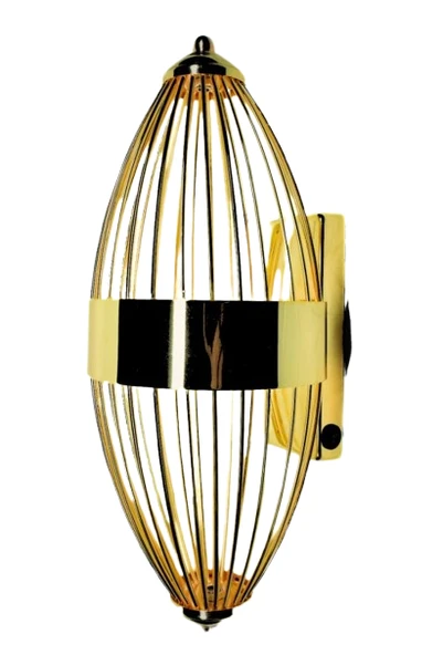 ST00 Pilli Dekoratif Ledli Duvar Aplik Beyzbol Gold 3200K Gün Işığı