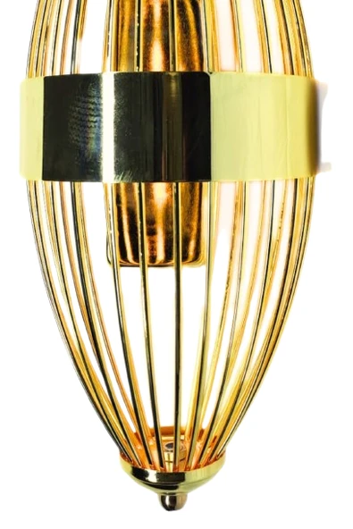 ST00 Pilli Dekoratif Ledli Duvar Aplik Beyzbol Gold 3200K Gün Işığı - 2