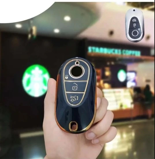 Mercedes Benz C S Sınıf W206 W223 S350 C260 C300 S400 S450 S500 Lüks Anahtar Koruma Kılıfı ürün görseli