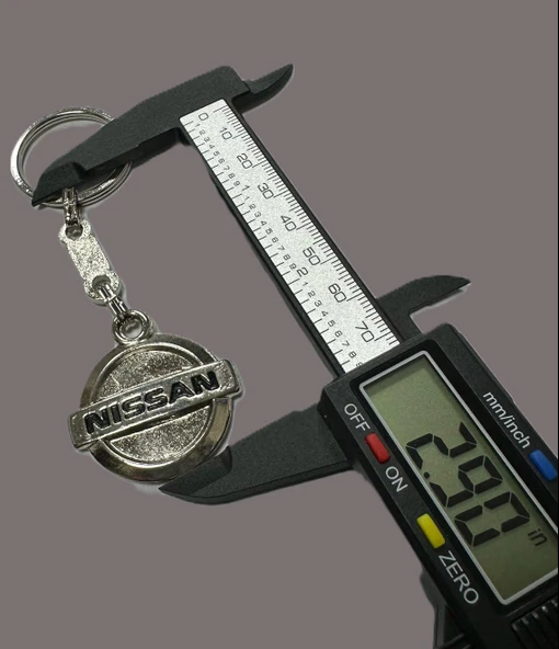NİSSAN Logolu Metal Otomobil Anahtarlığı 1 ADET 1.KALİTE - Resim 3