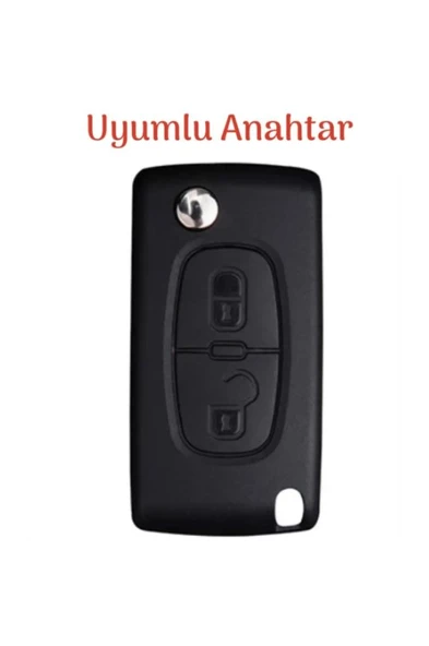Peugeot 206 207 307 308 406 407 407 3008 5008 Silikon Anahtar Kılıfı MAVİ 1 ADET - Resim 2