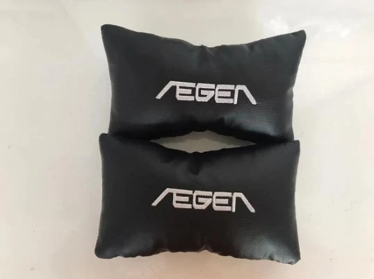 Fiat Egea Nakışlı Deri 1 Çift Boyun Yastık Ve 1 Çift Kemer Pedi 1. KALİTE - 2