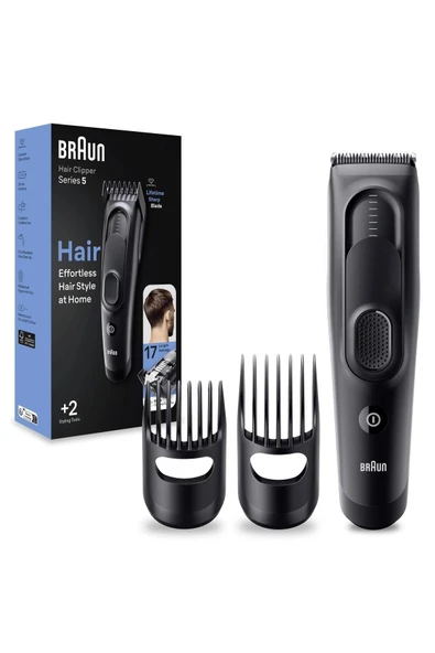 Braun Series 5 HC5330, Erkekler İçin 17 Uzunluk Ayarına Sahip Saç Kesme Makinesi - 7