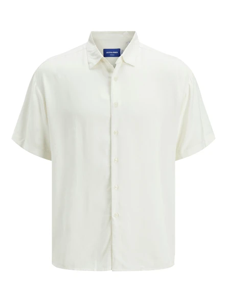 JACK JONES Erkek Viskon Kısa Kollu Gömlek 12271078