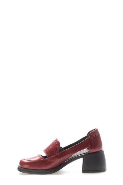 Hakiki Deri  Kadın Kalın Topuklu Ayakkabı 217ZA757DUZ - Resim 7