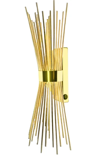 ST00 Pilli Dekoratif Ledli Duvar Aplik Kirpi Gold 3200K Gün Işığı - 4