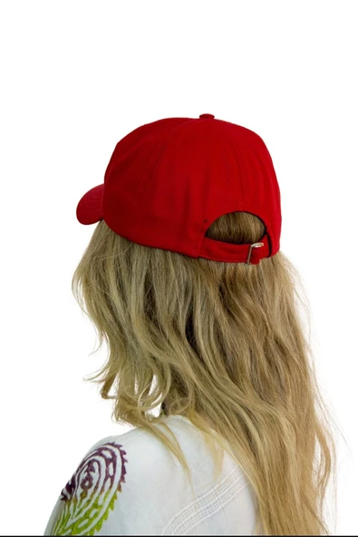 Bay şapkacı - kırmızı kep şapka- 8182 - Resim 2