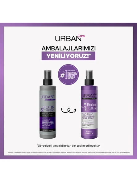 Urban Care Expert Serisi Biotin ve Kafein Saç Toniği Hızlı Uzamaya 2 x 200 Ml - 3