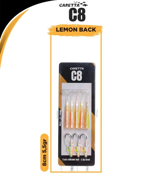 Caretta C8 8cm 5.5gr Lrf Silikon Yem - 8
