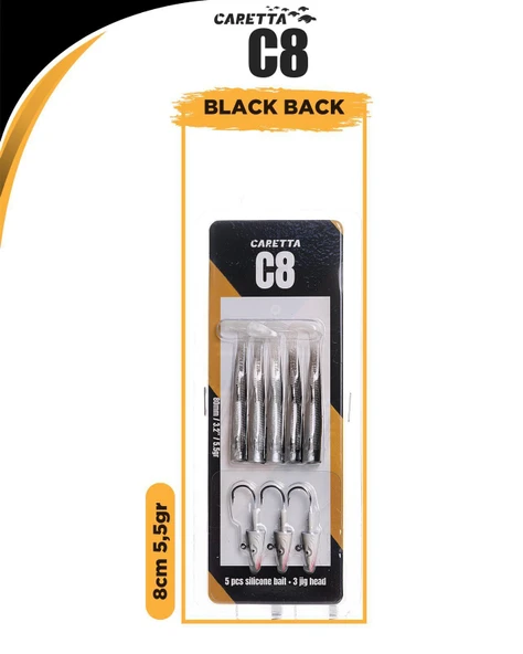 Caretta C8 8cm 5.5gr Lrf Silikon Yem - 2