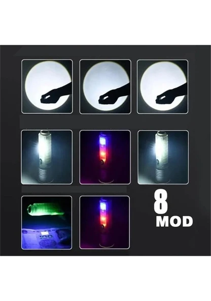 Watton Yeni Nesil 8 Kademeli El Feneri WT-609 - 5