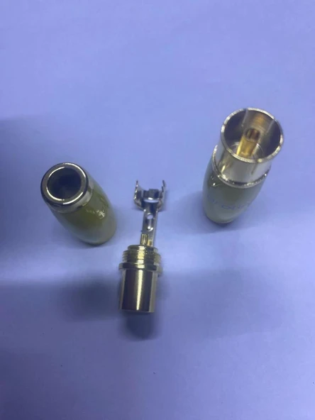 Tv Anten Rf Konnektörü  Erkek-Dİşi gold - Resim 4