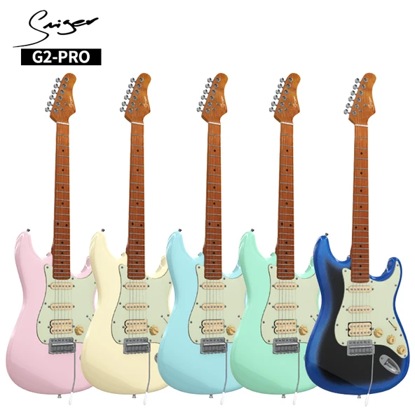 SMİGER PRO ELEKTRO GİTAR L-G2-PRO HFBF - Resim 6