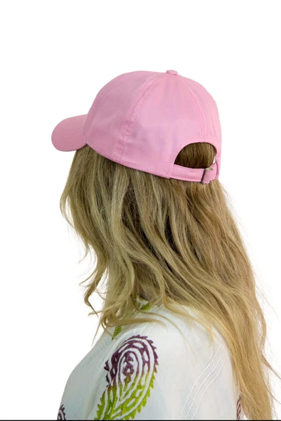 Bay şapkacı - pembe kep şapka- 8182 - 3