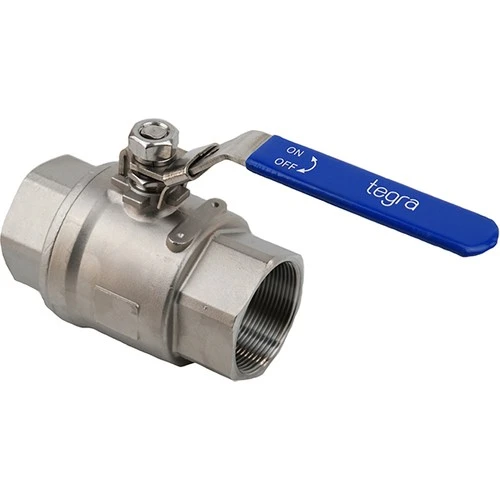 1/2" PASLANMAZ 2 PRÇ.DİŞLİ KİLİTLİ KÜRESEL VANA 304