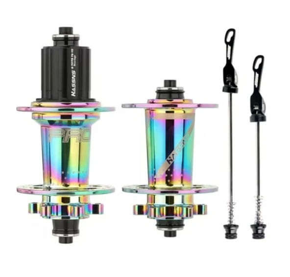 HASSNS Pro7 Ön Arka Göbek Seti 6Vida Rulmanlı - Rainbow