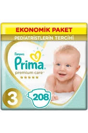 PRİMA PREMİUM CARE NO:3 EKONOMİK PAKET 6/10 KG 208 ADET ürün görseli
