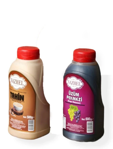 NAZHEL Tahin (470 gr) & Pekmez (600 gr)Efsane Süper İkili Yerli Üretim, Yerli Üretici - 2