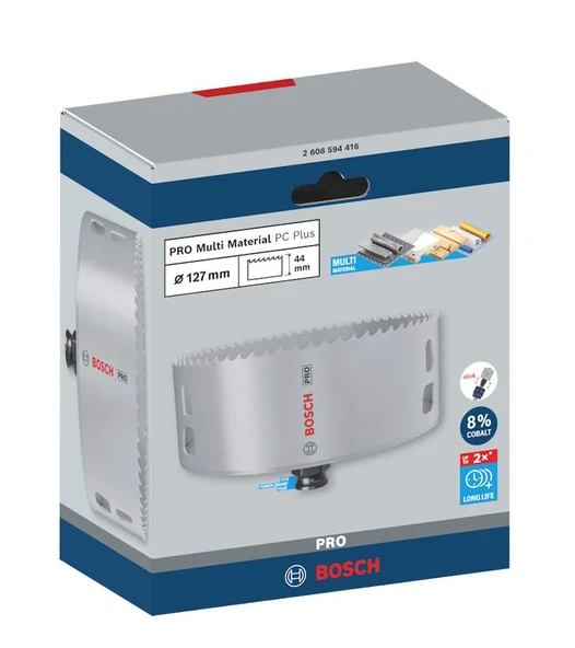 PRO Multi Material PC Plus Delik Açma Panç 127 mm - Resim 2