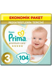 PRİMA PREMİUM CARE NO:3 EKONOMİK PAKET 6/10 KG 104 ADET