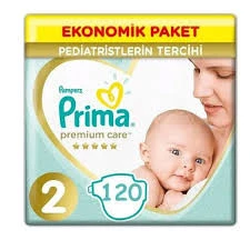 PRİMA PREMİUM CARE NO:2 EKONOMİK PAKET 4/8 KG 120 ADET
