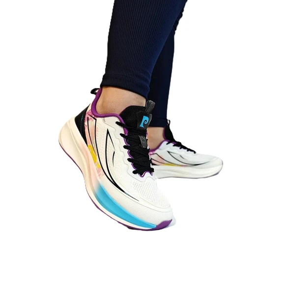 Pierre Cardin 11365 Beyaz Kaymaz Yürüyüş Koşu Spor Ayakkabı - Resim 2