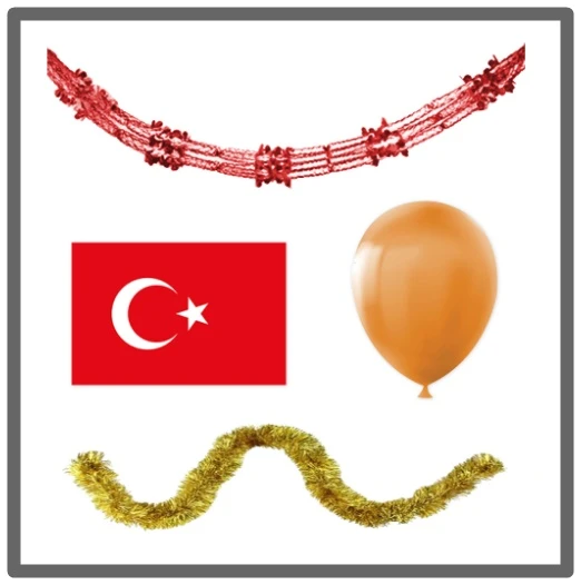 Kika Okul Süsleme Seti - 3 paket