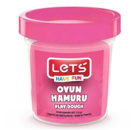 Lets Oyun Hamuru 115Gr Pembe - 4 adet