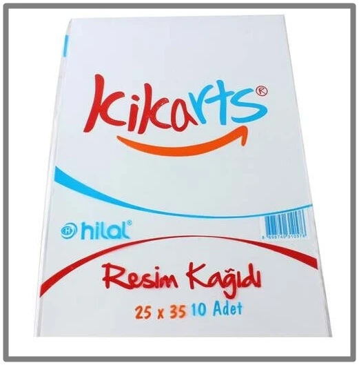Kikarts Resim Kağıdı 25X35 10Lu - 6 paket