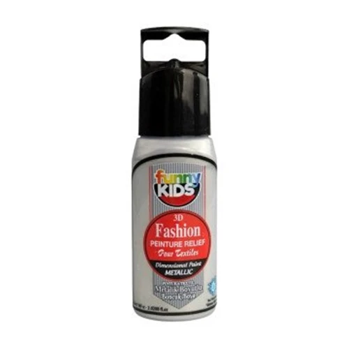 Funny Kids Boyutlu Boncuk Boya 60 Cc Gümüş - 2 adet