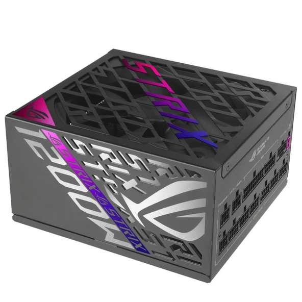 ASUS ROG-STRIX-1200P TAM MODÜLER GÜÇ KAYNAGI, 80 PLUS PLATINUM SERTIFIKALI, ATX 3.1, GaN MOSFET, AKILLICA VOLTAJ DÜZENLEYICI, 10 YIL GARANTI