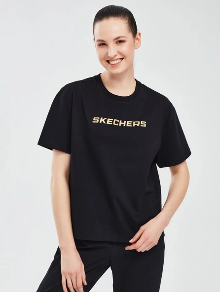 Skechers Graphic Tee W Short Sleeve T-Shirt S241012 Kadın Tişört ürün görseli 1