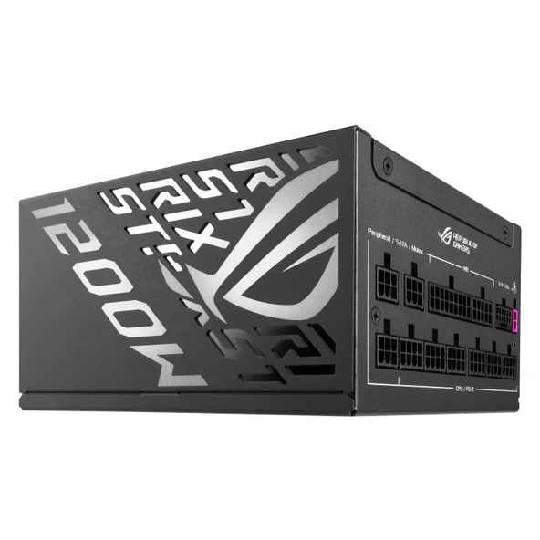 ASUS ROG-STRIX-1200P TAM MODÜLER GÜÇ KAYNAGI, 80 PLUS PLATINUM SERTIFIKALI, ATX 3.1, GaN MOSFET, AKILLICA VOLTAJ DÜZENLEYICI, 10 YIL GARANTI - 4