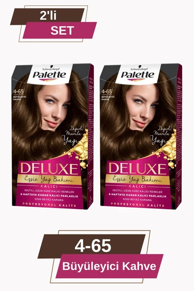 Palette Deluxe 4-65 Büyüleyici Kahve X 2 Adet Saç Boyası