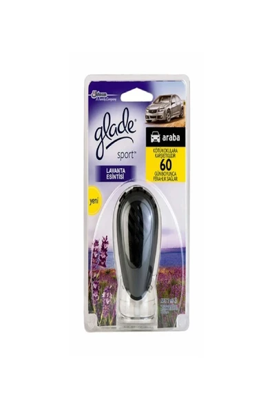 Glade Sport Oto Kokusu, Lavanta Esintisi, 7ml