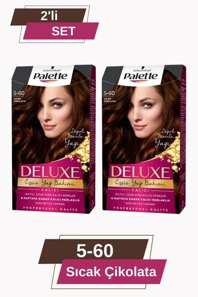 Palette Deluxe 5-60 Sicak Çikolata X 2 Adet