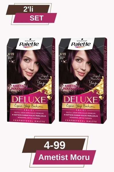 Palette Deluxe 4-99 Ametist Moru X 2 Adet