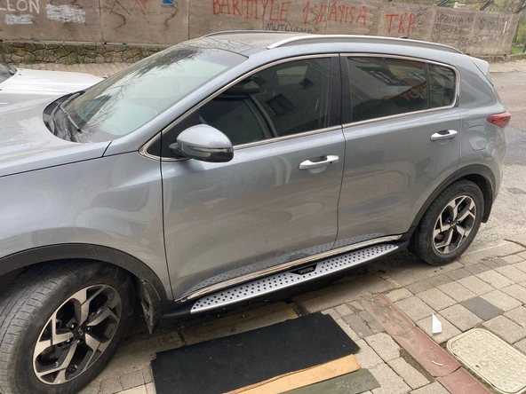 Kia Sportage 2016-2020 Parlak Nikelaj Detaylı OEM Basamak - 3