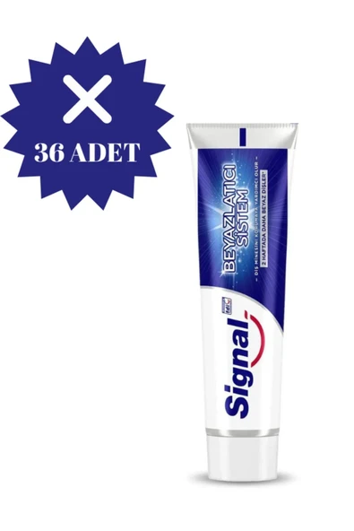 Signal Beyazlatıcı Sistem Diş Macunu 36 X 50 ml