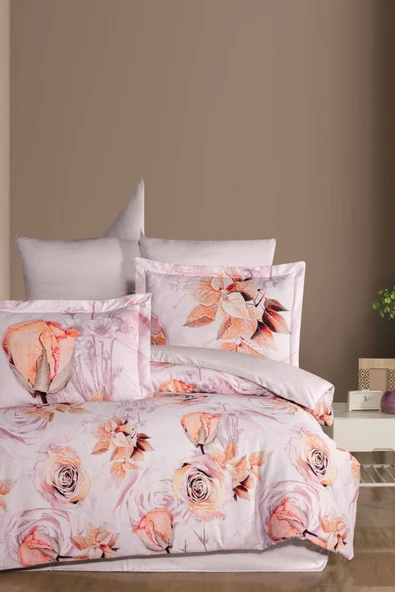 Varol (Family Size) Bambu Saten Nevresim Takımı - 29