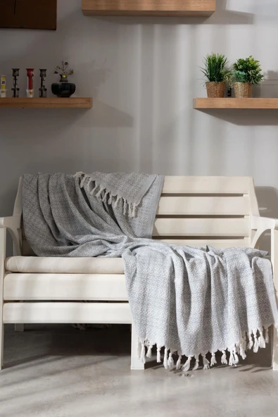 Varol Diamond Serisi Naturel Peştemal Pike Yatak Örtüsü %100 Pamuk - 5