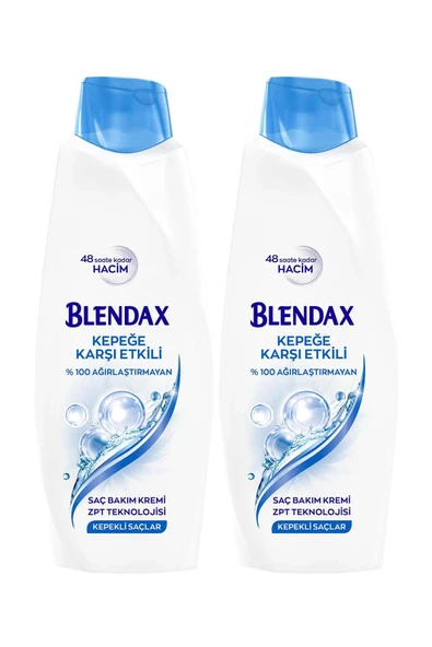 Blendax Kepeğe Karşı Etkili Saç Bakım Kremi 550 Mlx 2 Adet