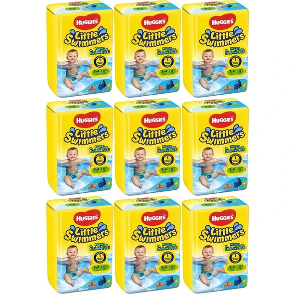 Huggıes Little Swımmers Mayo Bebek Bezi Beden:3-4 (7-15KG) 108 Adet (9PK*12) ürün görseli