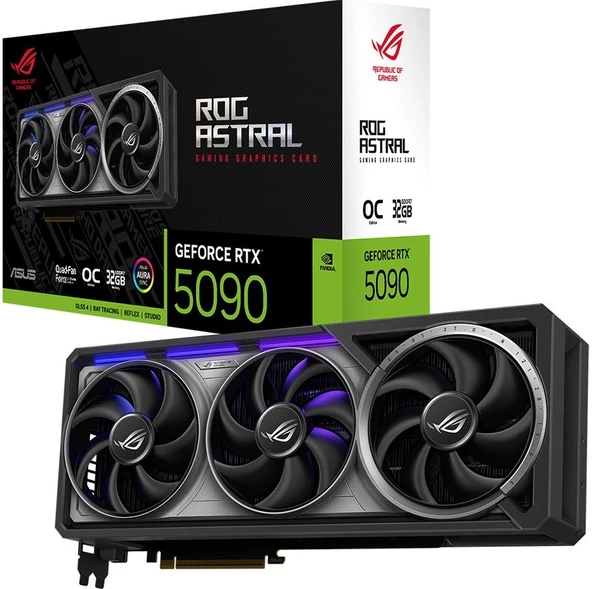 ASUS-ROG-ASTRAL-RTX5090-O32G-GAMING-NVIDIA-GEFORCE-RTX 5090-32GB GDDR7-512BIT--OC-2XHDMI-3XDP