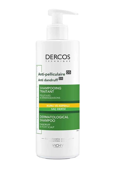 Vichy Dercos Anti Dandruff Kepek Karşıtı Şampuan 390 ml - Kuru Saçlar