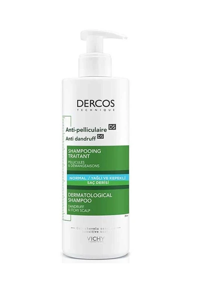Vichy Dercos Anti Dandruff Kepek Karşıtı Şampuan 390 ml - Normal ve Yağlı Saçlar ürün görseli 1