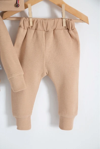 Happy Nakışlı 2'li Pamuklu Erkek Bebek Takım - 3