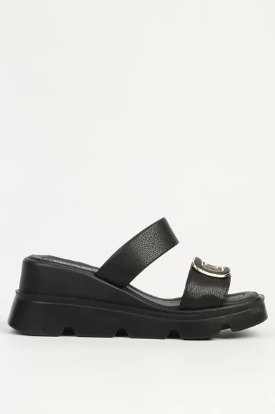 Pierre Cardin PC-7531 Ortopedik Dolgu Topuk Kadın Terlik