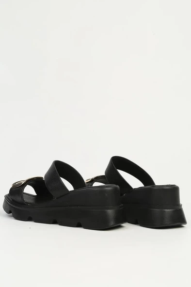 Pierre Cardin PC-7531 Ortopedik Dolgu Topuk Kadın Terlik - 3